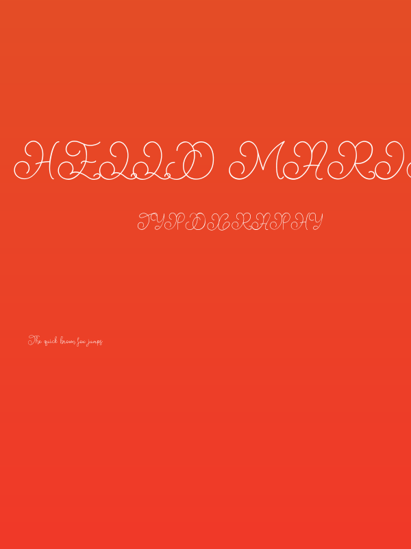 Hello Marisca Poster