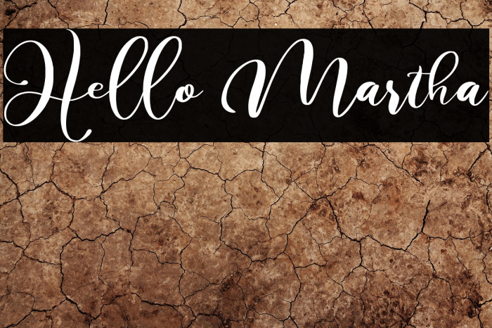 Hello Martha Example 3