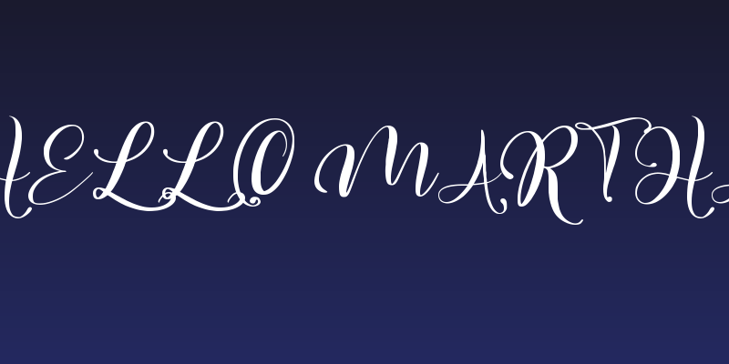 Hello Martha Social Header