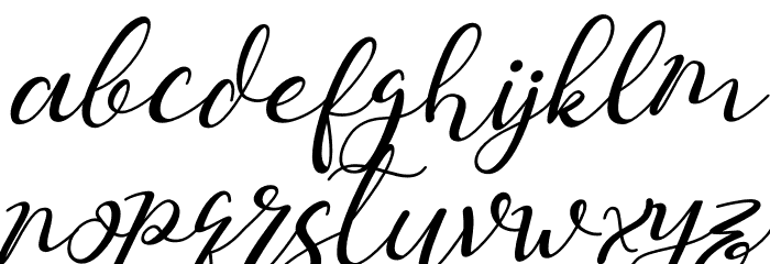 Hello Masha Italic Font LOWERCASE