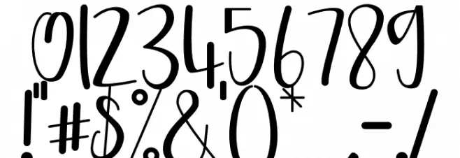 Hello Masha Font OTHER CHARS