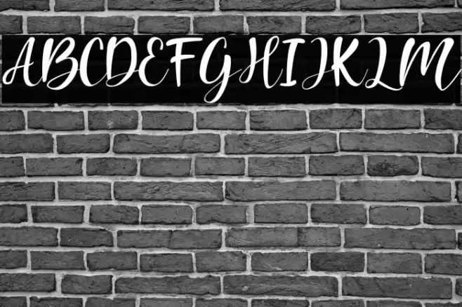 Hello Melda Font examples