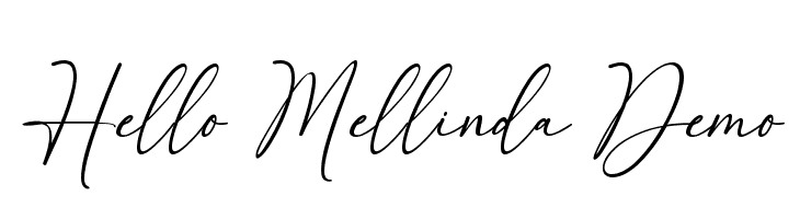 Hello Mellinda Demo  नि: शुल्क फ़ॉन्ट्स डाउनलोड