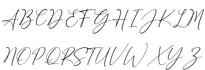 Hello Mellinda Demo Font Litere mari