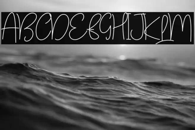 Hello Melody Schriftart examples