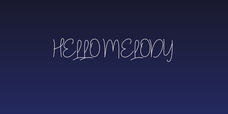 Hello Melody Social Header