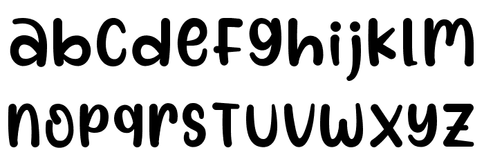 Hello Mikko Font LOWERCASE