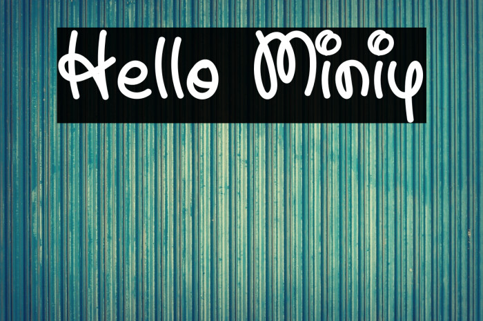 Hello Miniy Example 3