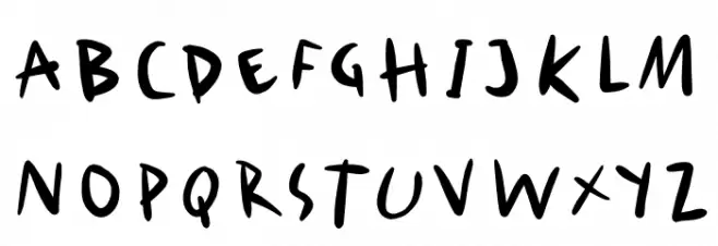 Hello Mister Schriftart Kleinbuchstaben