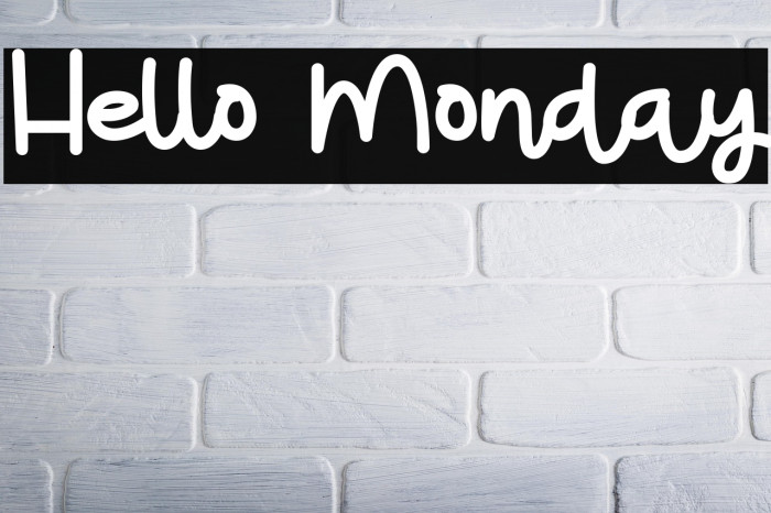 Hello Monday Example 3