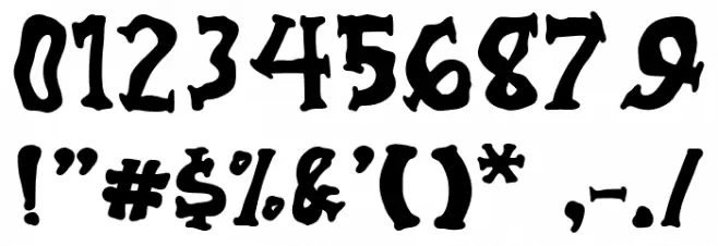 Hello Monster Font OTHER CHARS