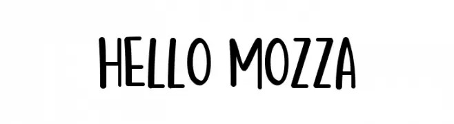 Hello Mozza  font caratteri gratis