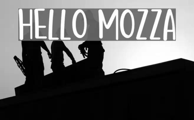 Hello Mozza Font examples