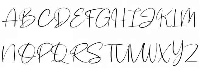 Hello Nadhira Schriftart Groß