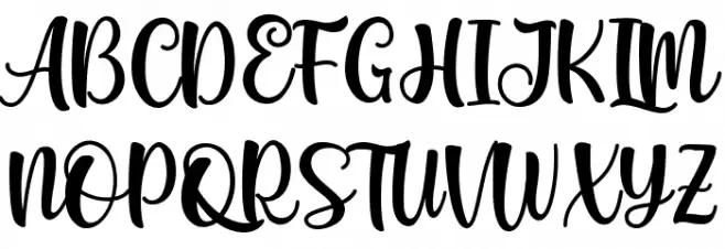 Hello Najwa Schriftart Groß