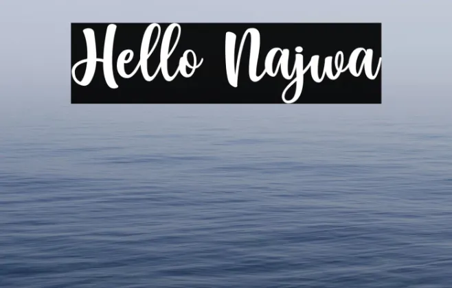 Hello Najwa Example 1
