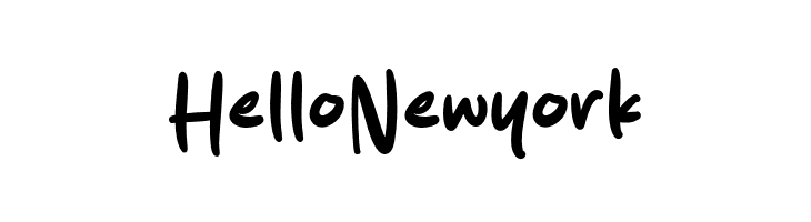 Hello Newyork  नि: शुल्क फ़ॉन्ट्स डाउनलोड