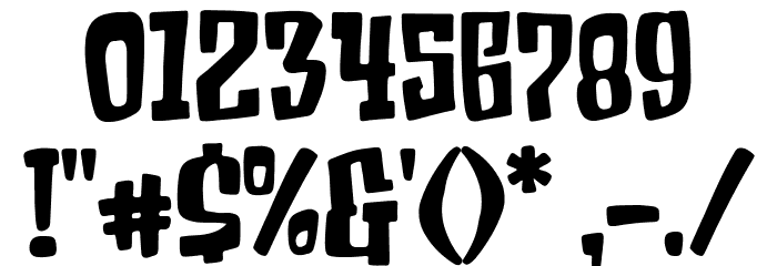 Hello Nightmare Regular Font Alte caractere