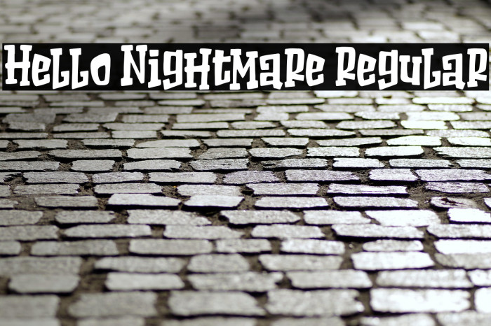 Hello Nightmare Regular Example 3