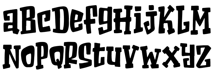 Hello Nightmare Regular Font Litere mici
