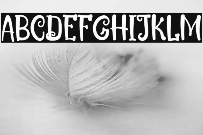 Hello Nightmare Шрифта examples