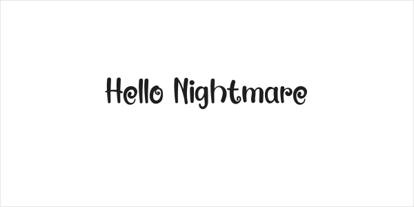 Hello Nightmare Logo
