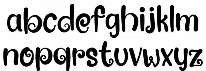 Hello Nightmare 字体 小写