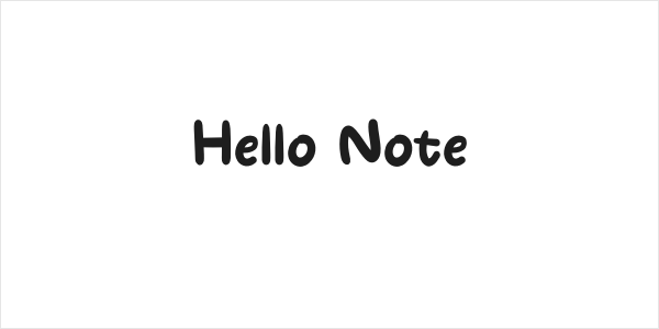 Hello Note Logo