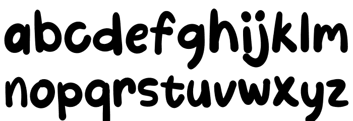 Hello Note Font LOWERCASE