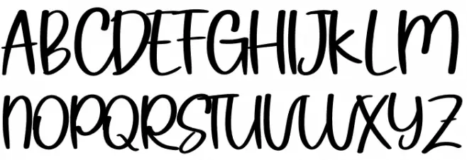 Hello Oktober Caratteri MAIUSCOLE