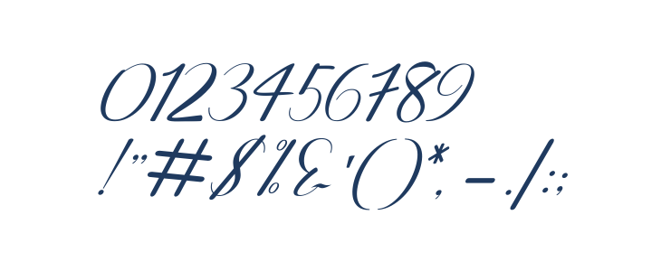 Hello Olivia Italic Other Characters