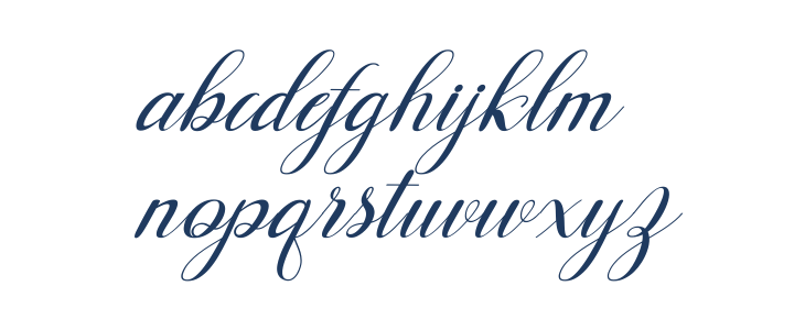 Hello Olivia Italic Lowercase