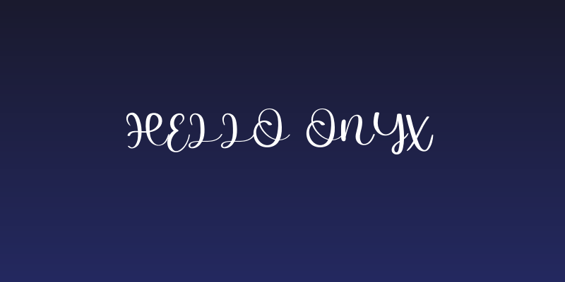 Hello Onyx Social Header
