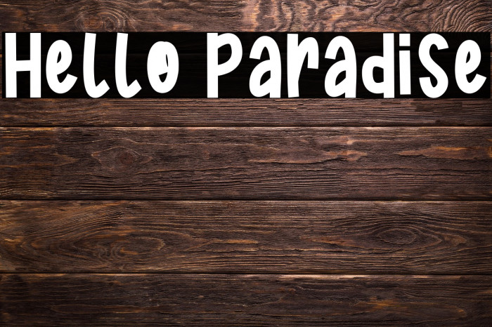 Hello Paradise Example 2
