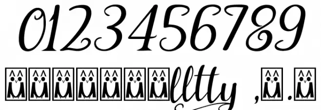 Hello Patty Font OTHER CHARS