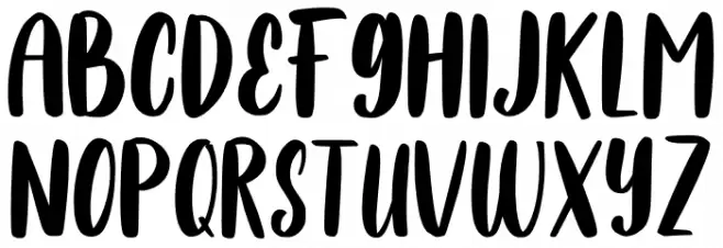 Hello Penguin Font LOWERCASE