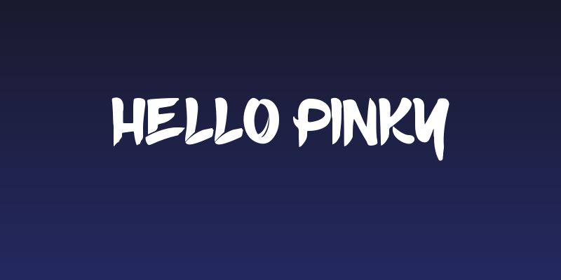 Hello Pinky Social Header