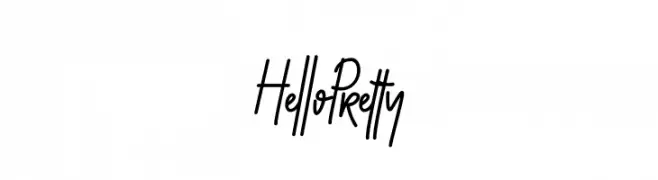 Hello Pretty  Скачать бесплатные шрифты