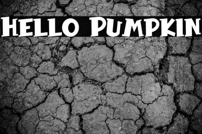 Hello Pumpkin Font examples