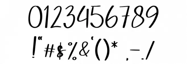 Hello Radea フォント その他の文字