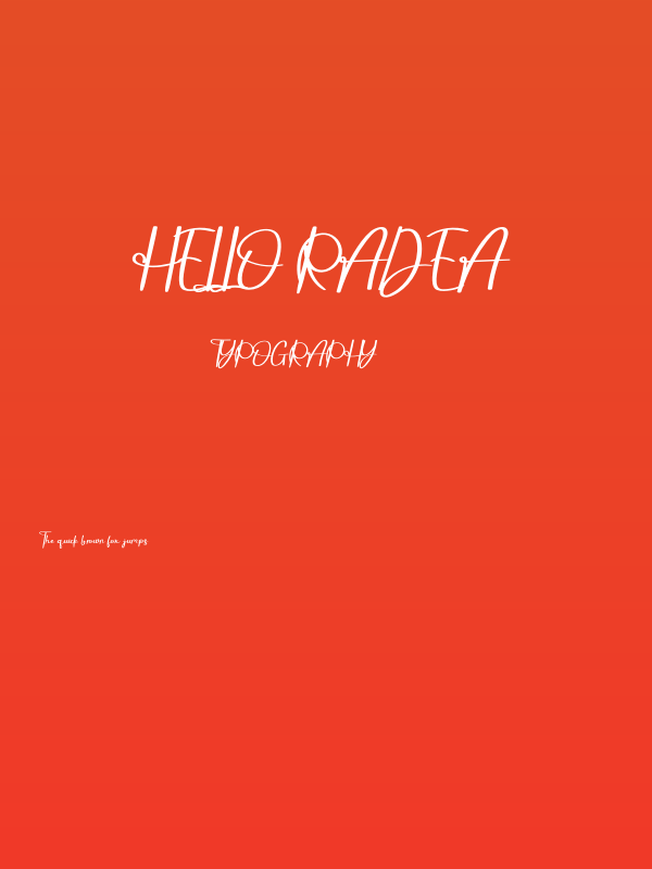 Hello Radea Poster
