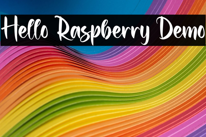 Hello Raspberry Demo Example 1