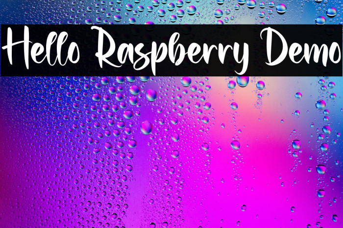 Hello Raspberry Demo Example 3