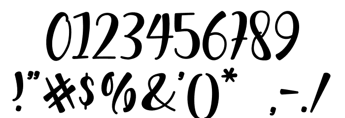 Hello Rasti Font OTHER CHARS