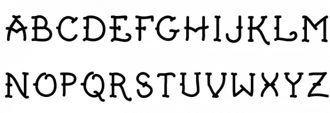 Hello Sailor Monoline Demo Schriftart Kleinbuchstaben