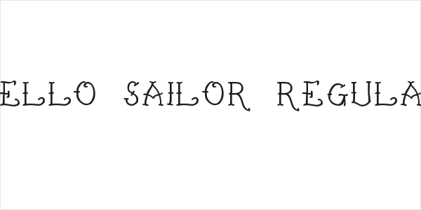 Hello Sailor Regular Logo