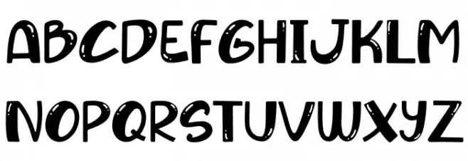 Hello Salmon Schriftart Groß