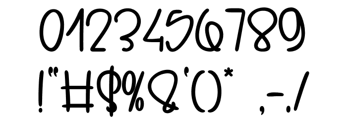 Hello Samantha Font OTHER CHARS