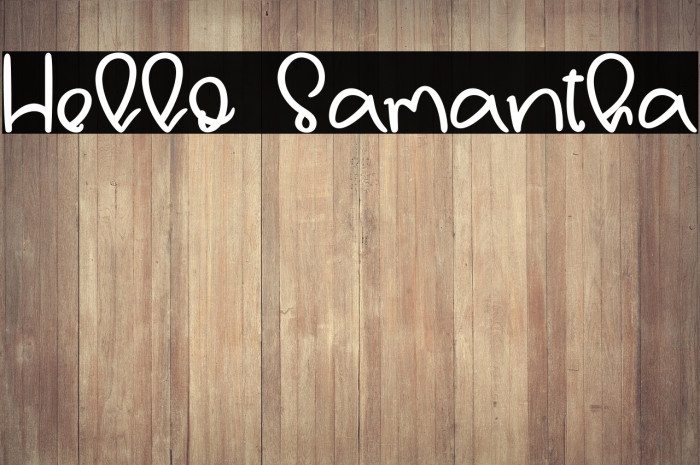 Hello Samantha Example 2