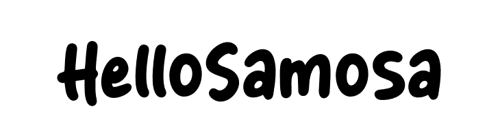 Hello Samosa  Frei Schriftart Herunterladen